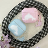 Korean Cartoon Cute Blue Dolphin Pattern Couple Earphone Case For AirPods 4 New Soft Cover For AirPods Pro 2 3 1 With Pendant