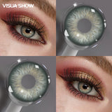 Natural Gradient Colored Contact Lenses,  Perfect with Makeup & False Eyelashes for Stunning Daily Beauty Look