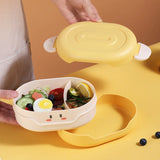 Kid's Lunch Box for School Lunch Box With Compartments Children's Bread Sandwich Food Box Microwavable Food Containers