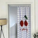 Ins Door Curtain for Bedroom Living Room Kitchen Nordic Half Partition Curtains Printed Noren Hanging Cortinas Home Decor
