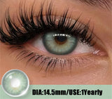 Fashion Colorful Eyes Contacts Colored Contact Lenses Yearly Blue Gray Beauty Pupils Brown Makeup Eyes Lenses 2pcs/pair