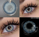 Black Colored Contact Lenses for Eyes 1 Pair Contact Lenses Natural Beauty Color Lens Eyes Yearly Use Fashion Lenses