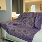 Airline First Class Cabin Blanket Cover Jacquard Airplane Office Nap Bed Throw Blanket Outdoor Portable Plaid Coraline Blankets