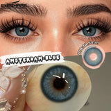 1Pair New Colored Contact Lenses Natural Brown Eye Lenses Blue Eye Lenses Fashion Beauty Contacts Gray SoftLens Yearly