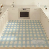 Bohemian Style PVC Leather Kitchen Rug Waterproof Oil-proof Stain-resistant Easy Clean Floor Mat Home Decoration Carpet Tapis