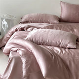 Lyocell Jacquard Soft Silky Cooling Bedding Set Single Double Queen King Duvet Cover Bed Sheet/Fitted Sheet Pillowcases 3/4Pcs