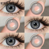 1pair Colored Contact Lenses for Big Eyes Blue Beauty Pupils Gray Eye Lenses Brown Eye Contacts fashion Green Lenses