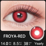 1 Pair Cosplay Makeup Contact Lenses for Eyes Halloween Essential Accessories Anime Cosplay Lens Yearly