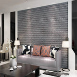 Wallpaper for Home Wall Decoration 3D Brick Self Adhesive Vinyl Wallpaper Soft Foam Base Wall Sticker for Bedroom Living Room