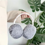 For Airpods Max Wireless Headphone Earphone Accessories Covers Luxury Leopard Print Cases Fluffy Plush Fur Soft Protective Case