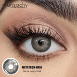 2Pcs Kroean New Colored Contact Lenses Natural Blue Makeup Cosmetic Pupils Soft Lens Eye Beautiful Color Lens Yearly