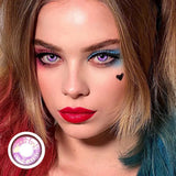 Eye Eyes Color Contacts Colored Contact Lenses Lens Small Pupil Cosplay Anime Soft 2Pcs 6 Months Half Year Use