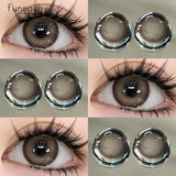 1Pair Colorcon Korean Contact Lenses for Eyes Brown Lenses Cosmetics Soft Contacts Lenses High Quality Natural Lenss
