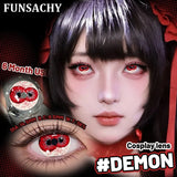 2PCS New Cosplay Colored Contact Lenses Halloween Contact Lenses Role Playing Beauty Makeup Products Enlarge Eyes Lens
