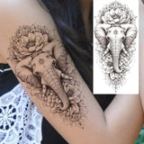 1 Sheet Beautiful Butterfly Flowers Temporary Tattoos For Women Girls Waterproof Fake Tattoos Floral Animals Temp Tatoo Stickers