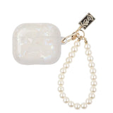 Dreamy Pearl Shell Soft Case For AirPods 4 3 2 1 Pro 2 2nd Cover Funda Wireless Headphone Coque Accessories Box With Keychain