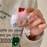 for girl gift cute bear pink silicone soft case for apple airpdos 1 2 3 4 pro 2 3nd generation wireless bluetooth earphone cover