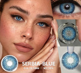 1Pair Color Contact Lenses for Eyes Fashion Blue Eye Lenses Natural Brown Lens Green Contacts Yearly Gray Beauty Pupils