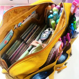 Large Capacity Canvas Storage Bag Simple Design For High School Students Multi-Layer Pencil Case And Bag For Boys And Girls