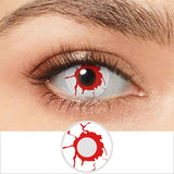 Yearly Use Halloween Contact Lenses For Cosplay Vampire Red Colored Contact Lenses Eye Lenses Blood Makeup Contact Lens