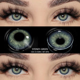 Fashion Colored Contact Lenses for Eyes Natural Gray Contact Blue Eyes Lenses Gray Contacts Yearly Green Pupils 1pair