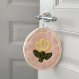 Tulip Printed Hand Towel INS Style Cleaning Cloth Absorbent Soft Hanging Towels Kitchen Creative Hand Cloth Kids Bathing Towel