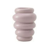 Ceramic Vase Matte Irregular Tabletop Flower Arrangement Device Hydroponic Vases Home Decoration