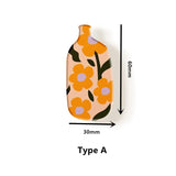 Ins Acrylic Vase Fridge Magnet Suitable for Flower Arrangements Home Decoration Kitchen Blackboard 3D Stickers Magnetic