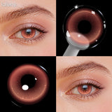 14.2mm Half Yearly Colored Contact Lenses Multichrome Natural Anime Cosplay Contacts for Daily Eye Beauty