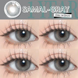 1pair Myopia Lenses Colored Natural Contact Lenses with 0 to -6.00 Degree Eye Contacts Prescription Lens Fashion Lenses