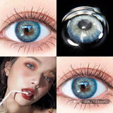 1 Pair Contact Lenses With Graduation Colored Pupils For Eyes Prescription Color Contacts Beauty Cosmetic Lenses