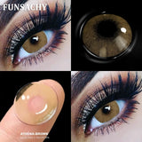 1Pair New Colored Contact Lenses for Eyes Big Black Eye Lens Natural Yearly Cosmetics Beauty Women Men Pupils Fast Ship