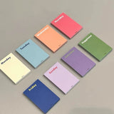 Mini Dopamine Notebook Weekly Memo Pad Non Sticky To Do List Mini Portable Notebook Cute Planner 50pcs Office School Accessories
