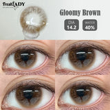 1 Pair Colored Contact Lenses Natural Brown Pupils Eyes Contact lenses Soft Contact Lenses 14.20mm