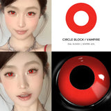 1 Pair Red Vampire Halloween Cosplay Contact Lenses for Eyes Beauty Fashion Red lense Blue Lenses Green Eye Contact
