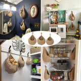 Hanging Baskets for Veggies Kitchen Fruit Basket Wall Baskets Woven Produce Holder Storage Fruit Wall Hooks Home Restaurant