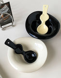 Handmade Ceramic Dessert Bowl Solid Color Yogurt Bowl Household High-value Tableware Fruit Salad Breakfast Oat Yogurt Bowl