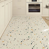 Kitchen Carpet Non-slip Waterproof Leather Floor Mat Imitation Marble Texture Color Large Size Rug PVC Home Decoration Foot Mats