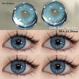 2pcs Blue Contact Lenses for Eyes Natural Colored Contact Blue Eyes Lenses Korean Contacts Lenses Yearly Green Pupil
