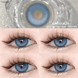 1Pair Natural Brown Contact Lenses for Eyes Colored Lenses Gray Pupils Big Eye Lenses Fashion Beauty Contacts Yearly