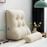 Comfortable Large Backrest for Reading and Watching TV Shows Waist Protection Headboard Soft Bag Cushion Sofa Bed Backrests
