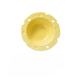 2pcs Set Simple Cheese Salad Bowl Household Ceramic Cream Tableware Household Desserts Breakfast Oatmeal Bowl Fruit Salad Bowl