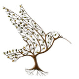 Ikeehome  Hummingbird with Branches Metal Home Decor Items Hummingbird Fall Decor Room Decoration Modern Home Decoration
