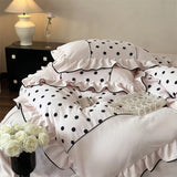 Winter Fleece Bedding Set Warm Bed Linens Sheet Pillowcase Duvet Cover Set Underwear