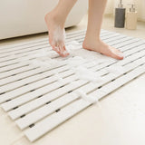 Hollow Grille Bathroom Anti Slip Foot Mat Hotel Bathroom Universal Isolation Water Pad Soft Cushioning To Prevent Collision Mats