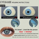 Cosplay Colored Contact Lenses Crazy White Lenses Red Anime Contacts Halloween Beauty Makeup Lens Black Eyes Contacts