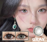 2pcs New Fashion Blue Colored Contacts Lenses for Eyes Brown Eyes Contacts Lenses Yearly Cosmetic Brown Contact Lenses