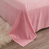 Floral Plant Pattern Bedding Doublesided Coral Fleece Duvet Cover 3 Pcs Set Keepwarm Machine Washable Skin Friendly Bed Sheets