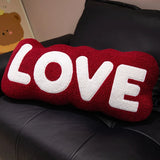 Love Letter Pillow Lumbar Waist Cushion For Couch Living Room Valentine's Day Wedding Ceremonies Party Decorations