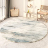 Light Luxury Carpets for Living Room Nordic Bedroom Decor Plush Carpet Large Area Round Abstract Floor Mat Thicken Lounge Rug